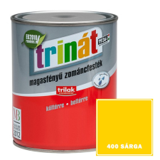 400 SÁRGA - TRINÁT MAGASFÉNYŰ ZOMÁNCFESTÉK - 0,25 L zománcfesték