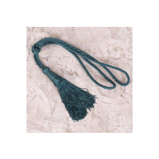  4036 egy bojtos függönyelkötő Sötét türkiz lakástextília