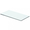  40x15 cm átlátszó panel üvegpolc