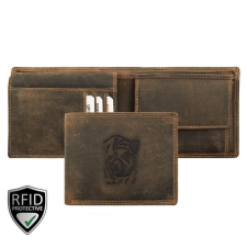  417765 601 Giorgio Carelli motívumos pénztárca vaddisznó fej pénztárca