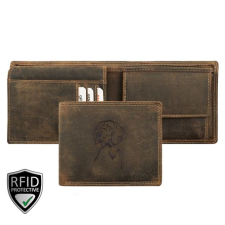  417765 610 Giorgio Carelli motívumos pénztárca vizsla fej pénztárca