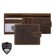  417797 604 Giorgio Carelli motívumos pénztárca szarvas egészalakos pénztárca