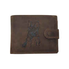  417797 609 Giorgio Carelli motívumos pénztárca németjuhász fej pénztárca