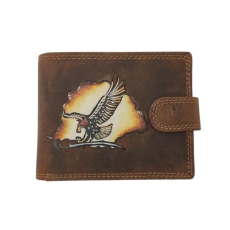  417797 619 Giorgio Carelli festett motívumos pénztárca turul madár