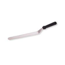  42 cm-es rozsdamentes hajlított cukrász spatula sütés és főzés