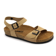  4307 LEON Comfort női bőr szandál gyógypapucs