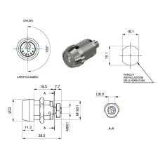  430 RS1 DUCALE ZÁR beépíthető gépek kiegészítői
