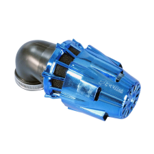 44 Polini 32mm 90° krómozott kék légszűrő motorkerékpár szűrő