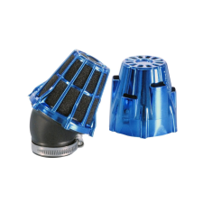 44 Polini 42mm 30° krómozott kék légszűrő motorkerékpár szűrő