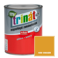 450 OKKER - TRINÁT MAGASFÉNYŰ ZOMÁNCFESTÉK - 1 L zománcfesték