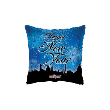 45 cm-es Happy New Year tüzijátékos fólia lufi party kellék