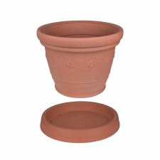 45 CM MEDITERRÁN VIRÁGCSERÉP TERRAKOTTA kerti dekoráció
