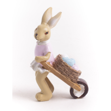  467196 P.NYÚLLÁNY+TALICSKA dekoráció