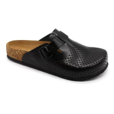  4700 LEON Comfort férfi bőr klumpa gyógypapucs