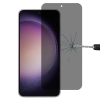  48865 Samsung Galaxy S23 teljes 3D lefedettséget biztosító betekintésvédelemmel ellátott karcálló, ütésálló kijelzővédő üvegfólia, 9H tempered glass, törlőkendővel (Betekintésgátló)