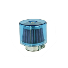4 Air-System 35mm egyenes fém légszűrő kék védősapkával motorkerékpár szűrő