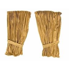  4 darabos függönykészlet teherautóhoz, univerzális, Iveco-kompatibilis, krémszínű, szintetikus anyagból lakástextília