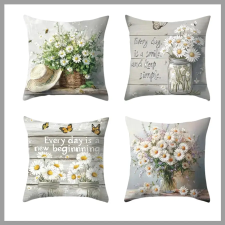  4 darabos Tavaszi Mintás Párnahuzat 45cm x 45cm 601099803894797 lakástextília