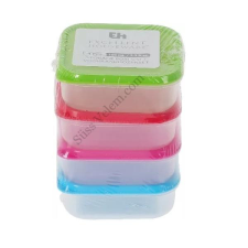 4 db 100 ml-es műanyag tároló doboz Excellent Houseware konyhai eszköz