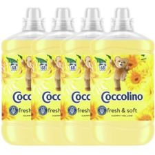 4 db Coccolino Happy yellow öblítő koncentrátum 272 mosás 4x1700ml tisztító- és takarítószer, higiénia