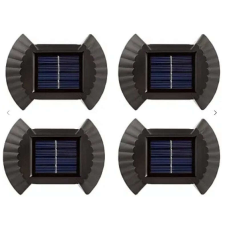 4 db szolár lámpa kétirányú világítással 8 LED/lámpa kültéri világítás