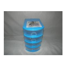  4 fiókos doboz 15 x 13 x 24 cm, kék (1300-kék) konyhai eszköz