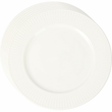 4-Home 6 darab porcelán desszert tányér szett Linie 20 cm tányér és evőeszköz