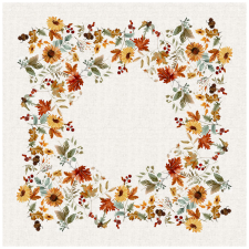 4-Home Asztalterítő Őszi virágok, 35 x 45 cm, 4 darabosszett konyhai eszköz