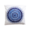 4-Home Blue mandala kispárna, 40 x 40 cm