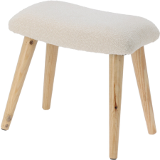 4-Home Bouclé szék, fehér bútor