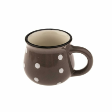 4-Home Dots kerámia bögre 75 ml, szürke , szürke, 75 ml bögrék, csészék