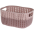 4-Home Duo műanyag kosár, rózsaszín, 23,5 x 17,5 x 11,5 cm, rózsaszín