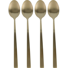 4-Home EH Arany koktélkanalak készlet 4 db, 18 cm, 18 cm tányér és evőeszköz