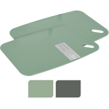 4-Home EH Vágódeszka szett 2 db, szürke+zöld konyhai eszköz