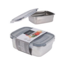 4-Home Family tároló doboz rm. Alj, műa. Fedő 500ML 14,5X11,5X5CM konyhai eszköz