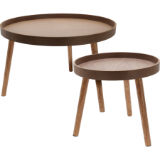 4-Home Konferenciaasztalok szettje, sötét dió, 2 db bútor