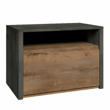 4-Home MONTANA éjjeliszekrény, szürke, szürke bútor