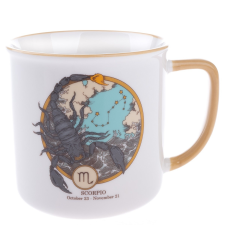 4-Home Skorpió csillagjegy porcelán bögre, 460 ml bögrék, csészék