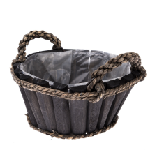 4-Home Smoky fa virágtartó, átmérő 25 cm kerti tárolás
