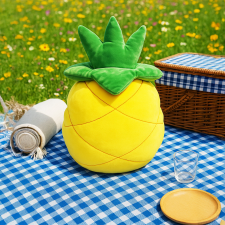 4-Home Squish Ananas Čenda párna, 55 x 33 x 20 cm lakástextília