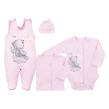  4-részes baba együttes Koala Angel rózsaszín 62 (3-6 h) gyerek ruha szett