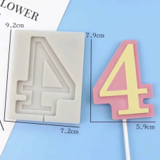  4 Szám szilikon forma sütés és főzés