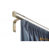 (4 szín 16 méret) Motivo egysoros függöny karnis szett(2.25méter). Függönytartó karnis, rövid oldalfali szereléssel - 03 Matt bronz