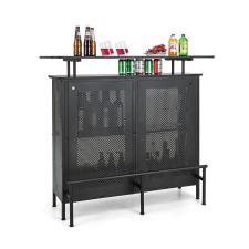  4 szintes bárpult lábtartóval bútor