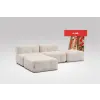  4 Teiliges Modulares Sofa – Beige