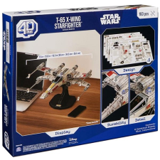 4D Build Puzzle Star Wars X, szárnyas vadászgép 3D puzzle, kirakós