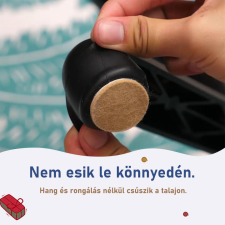  4db Szilikon bútor láb védő Fekete bútor