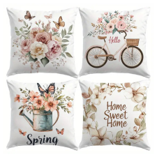  4db Tavaszi hangulatú párnahuzat 45x45cm 601100094769050 lakástextília