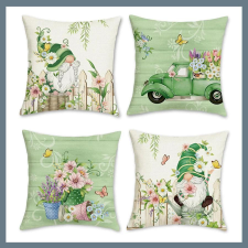  4db Tavaszi Virágos Párnahuzat 45x45cm 601100107807174-45 lakástextília