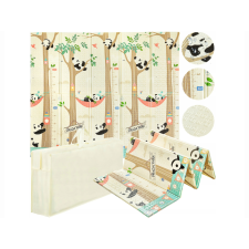  4FIZJO-KIDS Összecsukható habszivacs játszószőnyeg gyerekeknek 197x177 Panda Park játszószőnyeg